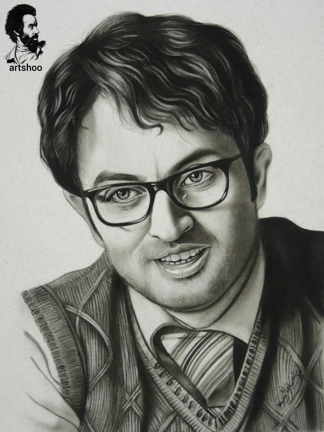 نقاشی سیاه قلم اورژینال